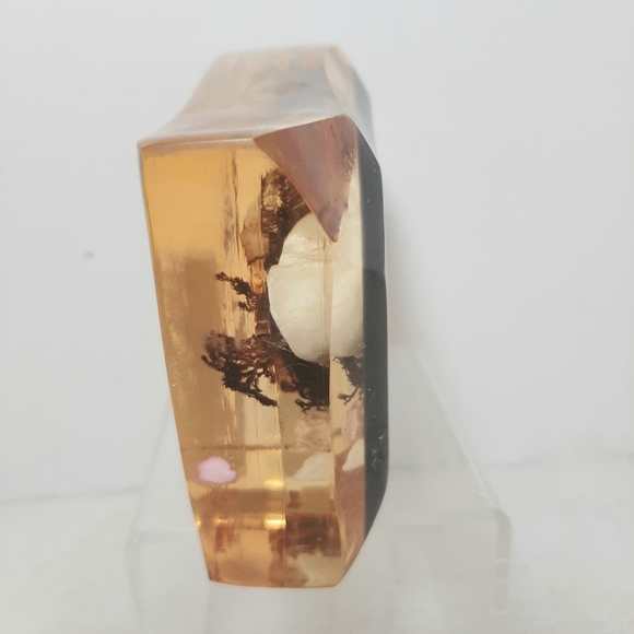 Decorative Resin Art with Crab and Seashells Paperweight. - Picture 6 of 7